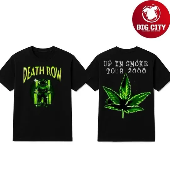 Snoop Dogg Up In Smoke Tour 2000 Two Sided Shirt