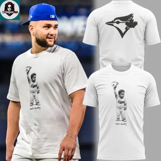 Discover Toronto city Blue Jay Born Ready For World Series 2025 T-Shirt