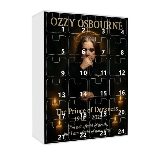 Discover 2025 Ozzy Osbourne Christmas Halloween Countdown Calendar Blind Box Gifts 24 Day