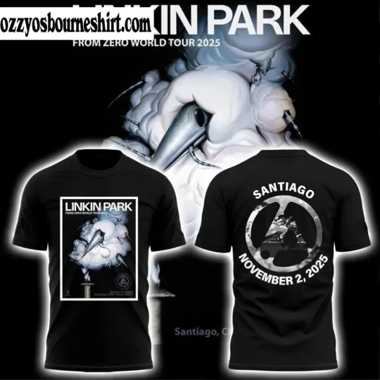 LINKIN PARK From Zero World Tour Santiago November 2 2025 Tour Shirt
