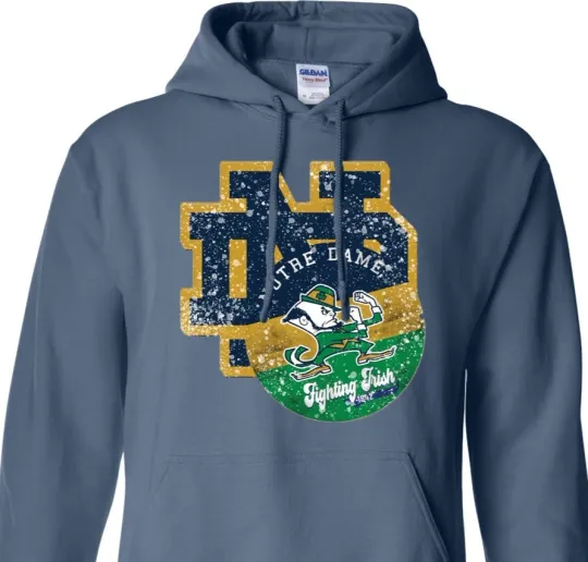 Discover Irish - Fighting Irish Football - ND - College - Sweatshirt Hoodie