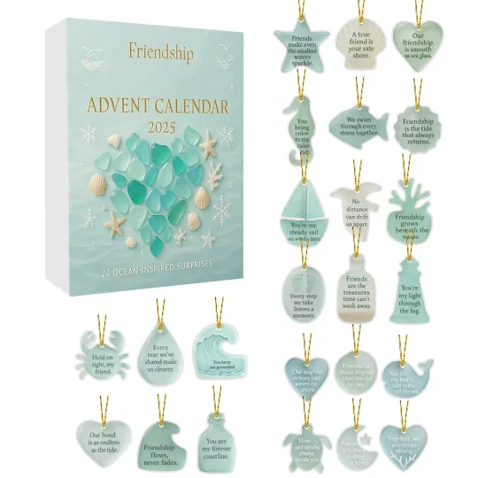 Discover Countdown Sea Animals FriendShip Advent Calendar 2025 – 24 Days 2D Blind Boxes