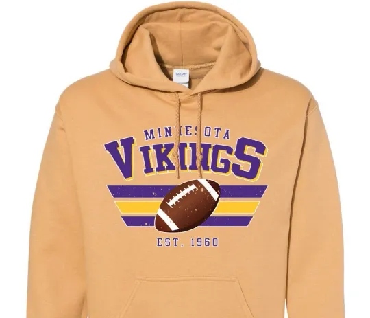 MN - Vikings - Minnesota - Purple Pride - Durable, Unisex, Hoodie - Sweatshirt