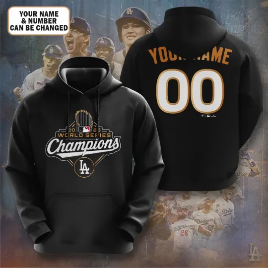 Discover Personalized Dodgers 3D Hoodie - Customizable Clothing