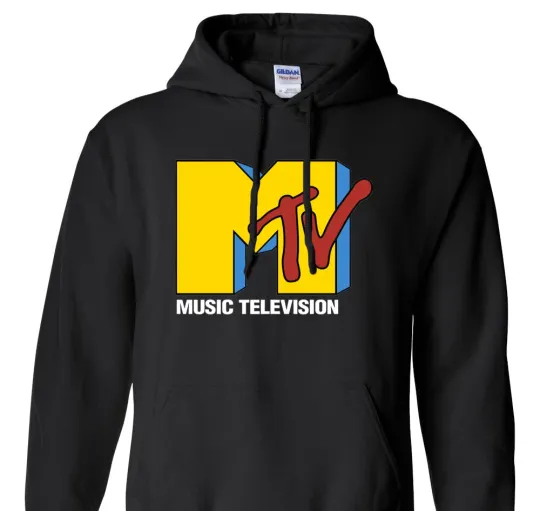 Discover MTV - Music Television - The Original - 1980's Design - Unisex - Hoodie