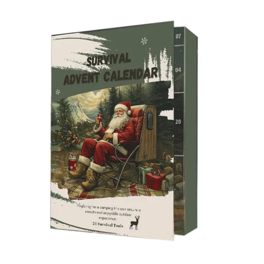 Discover Christmas Countdown Survival Advent Calendar – 24 Days of Festive 3D Blind Boxes