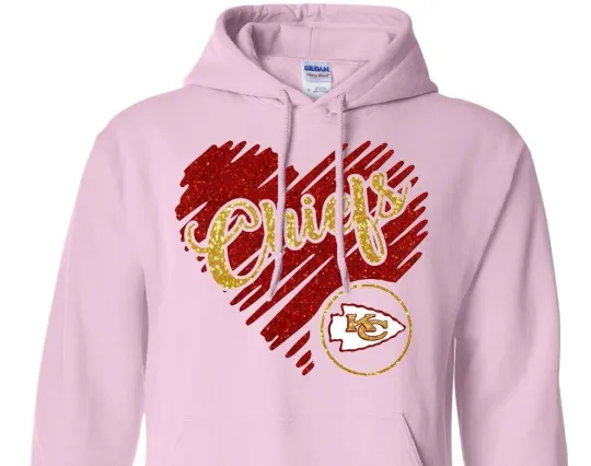 Kansas City Chiefs - Heart - Heart of KC - America's Favorite Team - Hoodie