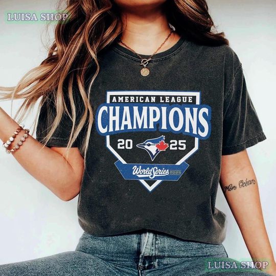 Discover Toronto Blue Jays American League Champions T-Shirt, AL Champs 2025 Vintage Tee, Jays Postseason Comfort Colors Fan Gift
