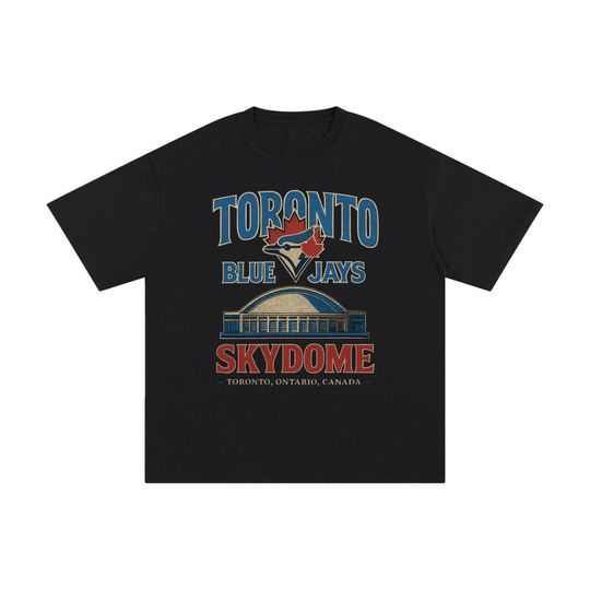 Vintage Toronto Blue Jays SkyDome T-Shirt Retro Baseball Graphic Tee