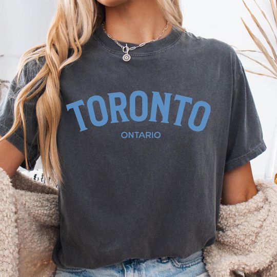 Discover Toronto Ontario T-Shirt, Toronto Canada Souvenir Tee, Unisex Comfort Colors Toronto City Name Shirt, Toronto Gift for Tourists, Toronto Fans