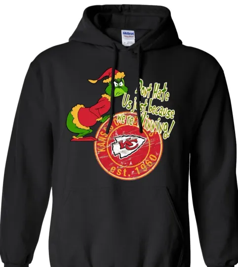 Discover funny character - KC - Chiefs - Don't hate us because we're winning - Sweatshirt Hoodie