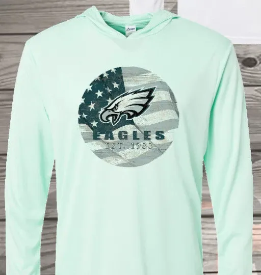 Discover Philadelphia Eagles - 1933 - Long Sleeve Hoodie T-Shirt
