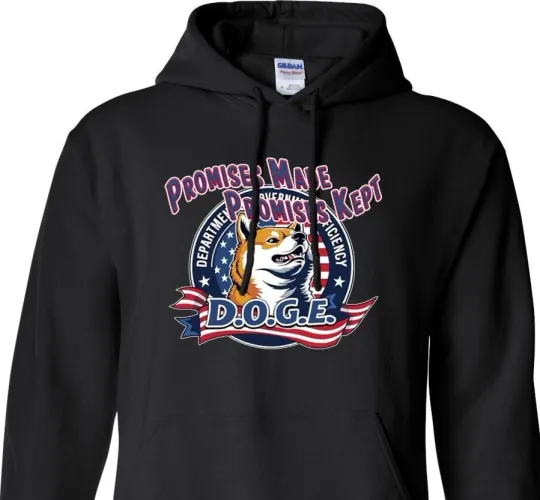 Discover D.O.G.E. - Promises Made, Promises Kept - Make America Great - Sweatshirt Hoodie
