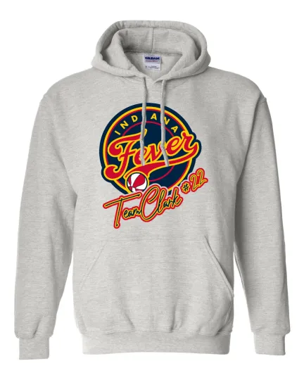 Discover Team Clark - 22 - Indiana Fever - Top Seller - Hoodie Sweatshirt - Unisex
