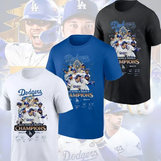 Discover FREESHIP !! Los Angeles Dodgers World Series Champions Back To Back 2024-2025