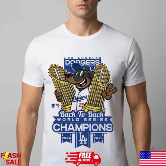 Discover Los Angeles Dodger Winner World Series Champions 2025 Back To Back Mascot