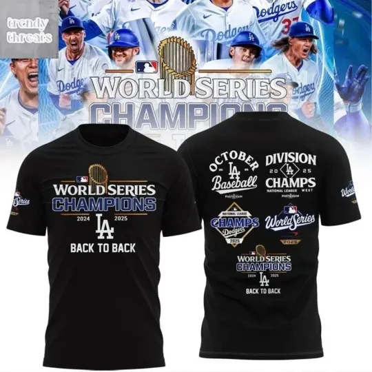 Discover Los Angeles Dodgers 2025 World Series Champions Perfect Season Gift For Fan