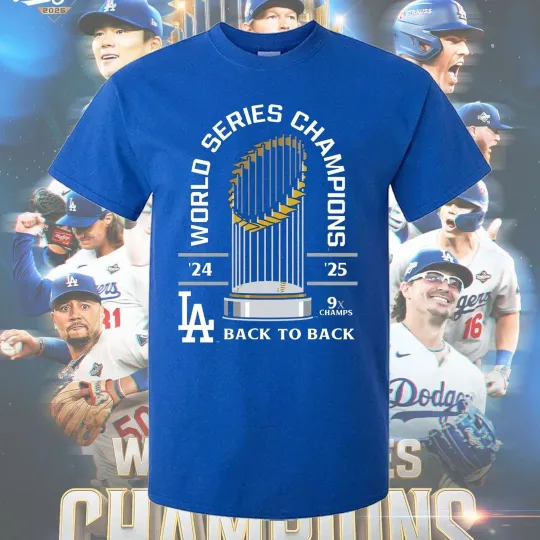 Discover SALE 30% - Los Angeles Dodgers Back-To-Back World Series Champions Shirt