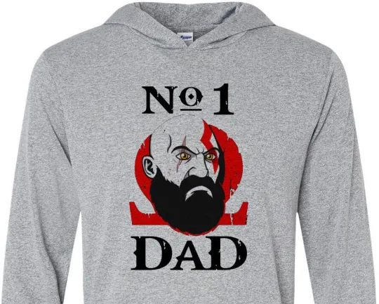 God of War Ragnarok - Kratos No 1 Dad - Fast Shipping - Long Sleeve Hoodie