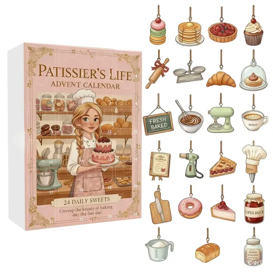 Discover Christmas Countdown Patissier's Life Advent Calendar 24 Days 2D Blind Boxes