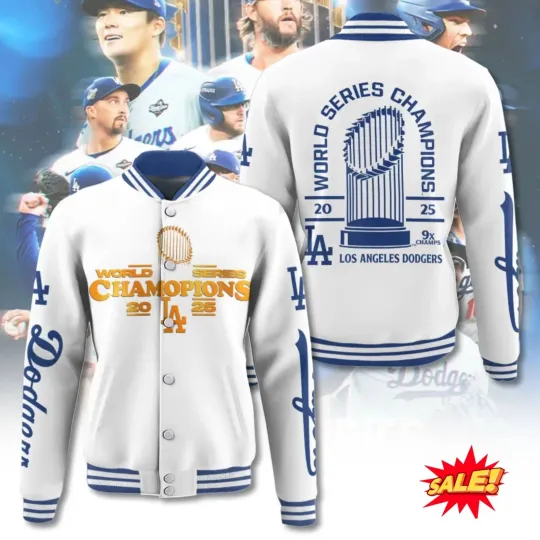 Los Angeles Dodger 2025 World Series Champions Baseball Jacket