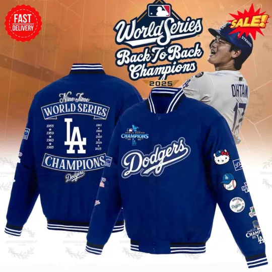 Discover Los Angeles Dodger 2025 World Series Champions Limited Baseball Jacket Reprint