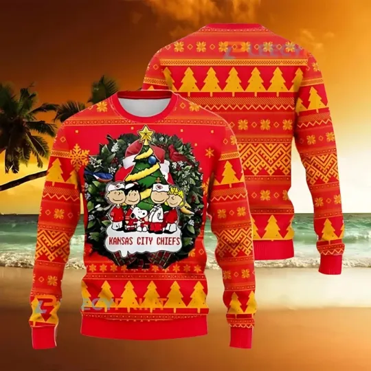 Discover XMAS K.C Snoopy The Peanuts Friends Ugly Christmas Sweater