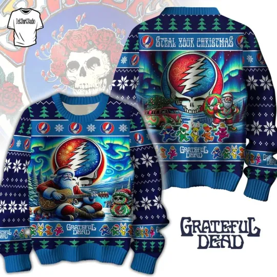 Discover Grateful D.e.@.d Christmas Limited Edition Ugly Sweater