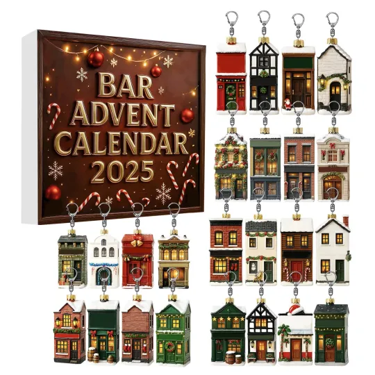 Discover Christmas Countdown Bar Advent Calendar 2025 – 24 Days of Festive 2D Blind Boxes