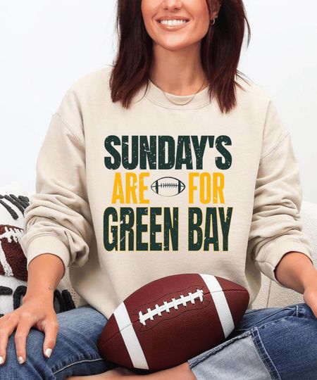 Discover Sundays Are for Green Bay Shirt and Sweatshirt | Green Bay Football Game Day Fan Sweatshirt