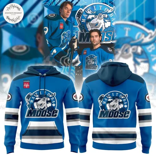 Discover Manitoba Moose Jets Gear Uniform 2025 Limited 3D Hoodie