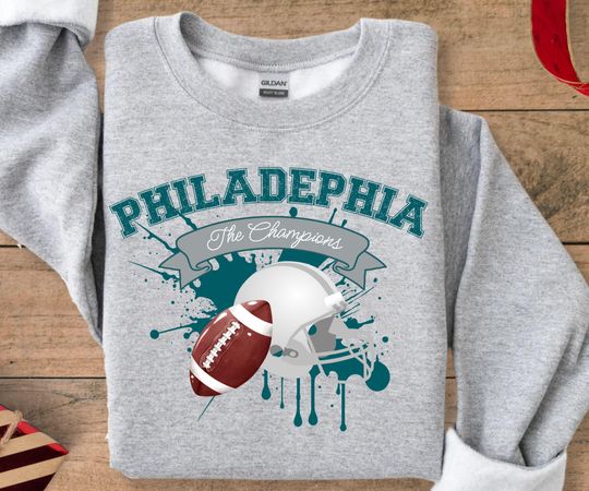 Discover The Champion Philadelphia Football Sweatshirt, Philadelphia Shirt, 2025 Champion Philly Sweater, Philly Bird Football TShirt