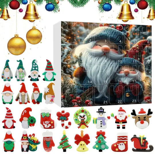 Discover Christmas Countdown Gnome Advent Calendar – 24 Days of Festive 3D Blind Boxes