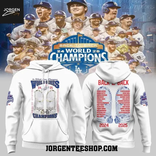Los Angeles city Dodger 9X Champions Back To Back 2025 Hoodie