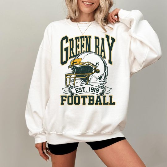 Discover Green Bay Football Est 1919 Vintage Retro Sweatshirt