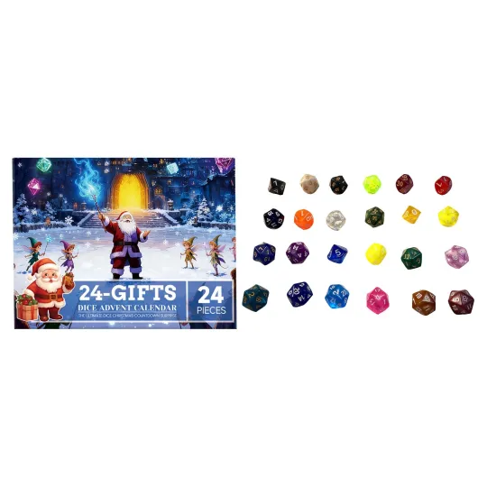 Discover Christmas Countdown Dowmoo Dice Advent Calendar 24 Days of Festive 3D Blind Box