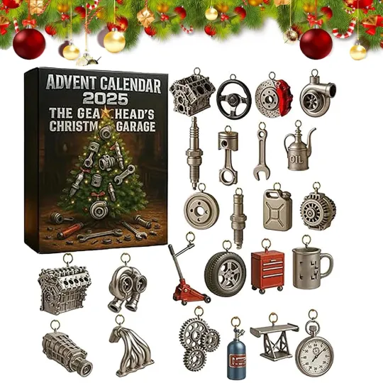Discover Countdown THE GEA CHRISTM 2025 HEAD Advent Calendar 2025, 24 Days 2D Blind Boxes
