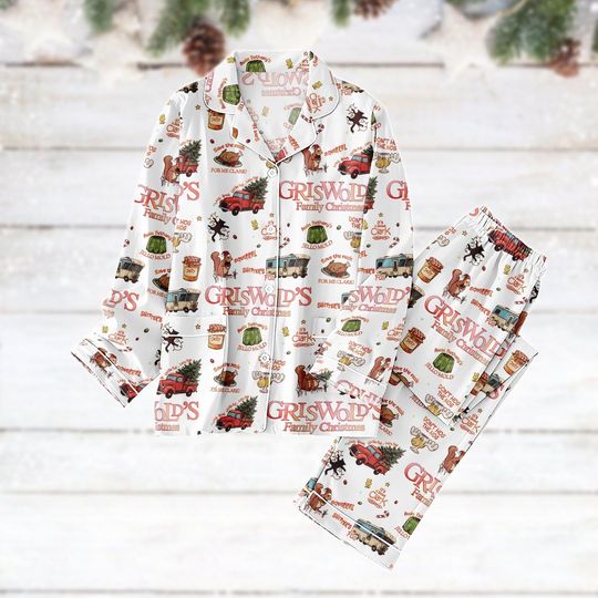 Discover Griswold's Family Christmas Pajamas Set, National Lampoon Vacation Women Pajamas, Funny Christmas Movie Pjs, Xmas Holiday Gifts Idea