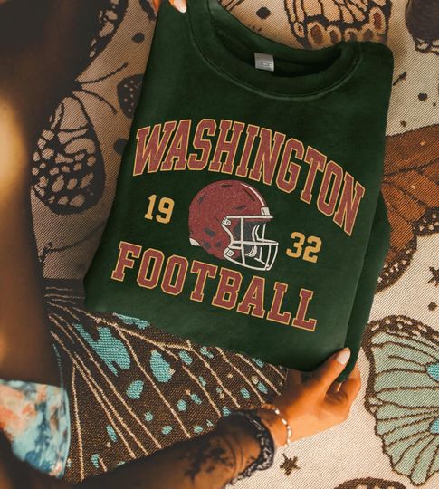 Discover Retro Washington Football Sweatshirt | Retro Distressed Vintage Game Day Washington Shirt