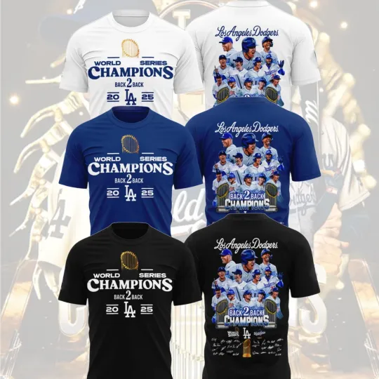 Discover FASTSHIP! Los Angeles Dodgers 2024-2025 World Series Back To Back Champions Gift