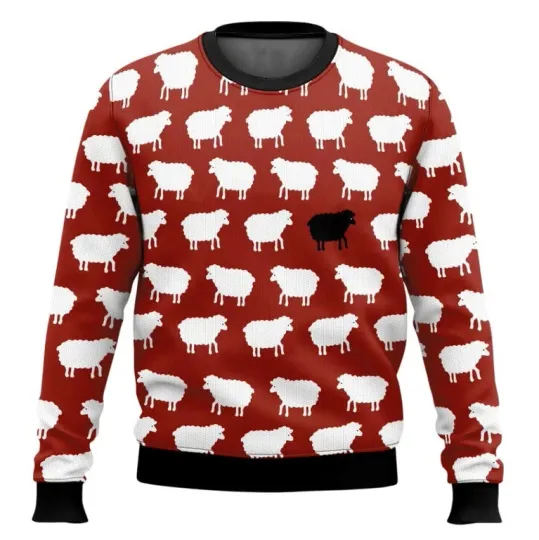 Black Sheep Ugly Christmas Sweater