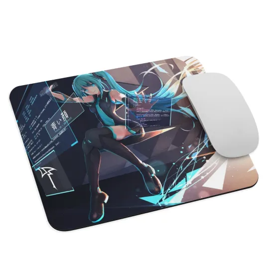 Miku Mouse Pad 9.5x7.75 inch Vocaloid Mascot High Quality Gift Idea