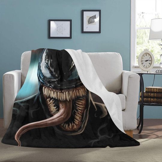 Venom Fleece Travel Blanket for Gift-Giving