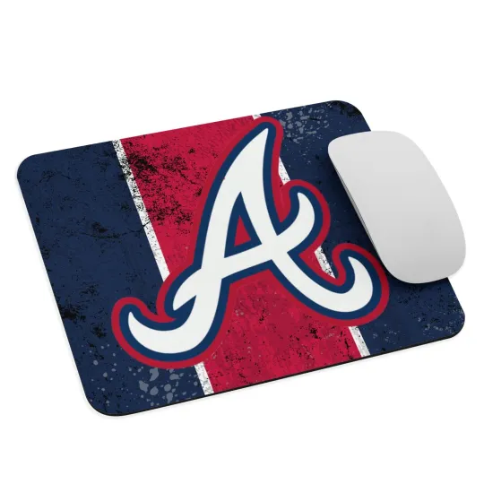 Discover Atlanta Braves Mouse Pad 9.5x7.75 inch Fans Baseball