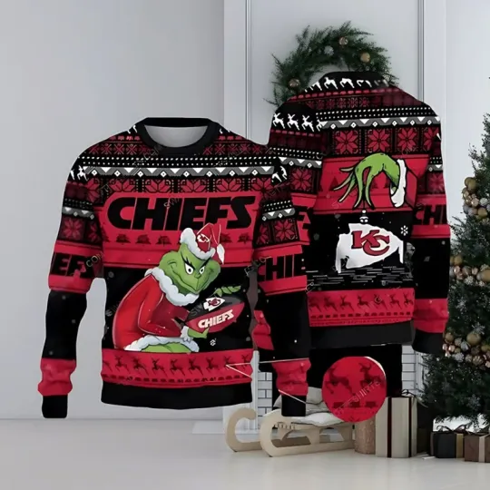 Discover XMAS K.C And funny character Ugly Christmas Sweater