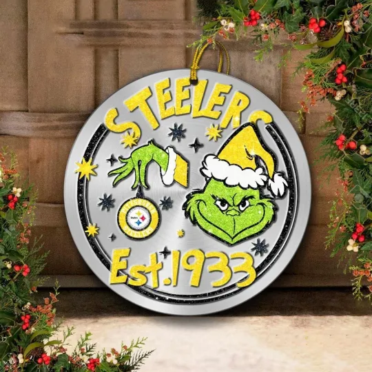 Discover Pittsburgh Football Steelerss Team Christmas Ceramic Ornament Gift