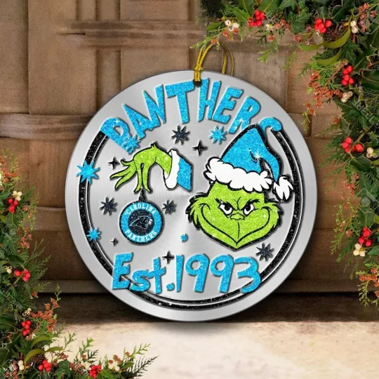 Discover Carolina Football Pantherss Team Christmas Ceramic Ornament Gift