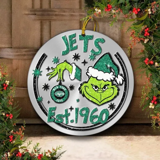 Discover New York Football Jetss Team Christmas Ceramic Ornament Gift