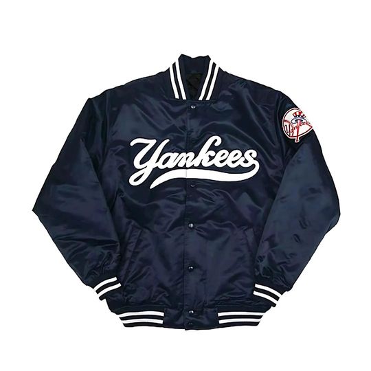 Discover Yankees Bomber Jacket, Baseball Varsity, Letterman Style