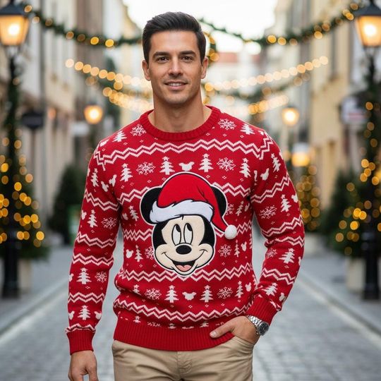 Discover Kids Ugly Christmas Sweater, Snowflake Sweater, Holiday Gift for Boys Girls, Xmas Sweater Gift